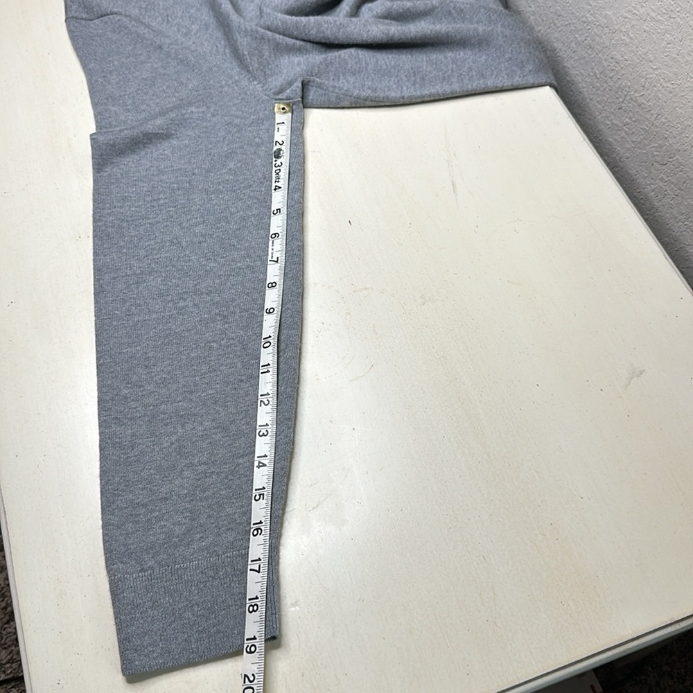 Banana Republic 100% Italian Merino‎ Wool by Baruffa Quarter Zip Sweater Size XL - Picture 13 of 13